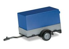 HER051576-003 - Remorque bagagère 1 essieu bleue - 1