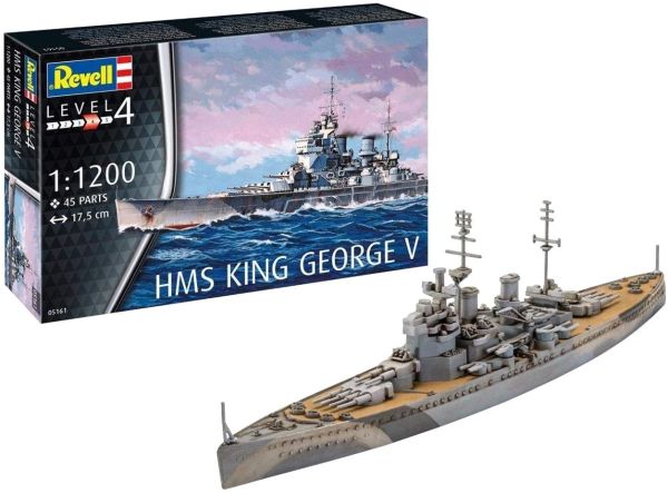 REV05161 - Bâteau Hms King George V à assembler et à peindre - 1