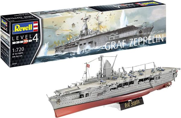 REV05164 - Porte-avions allemand GRAF ZEPPELIN à assembler et à peindre - 1