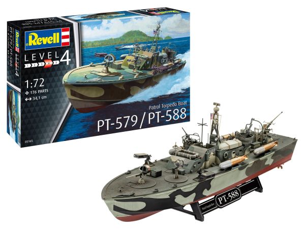 REV05165 - Patrouilleur torpilleur PT-588 / PT-57 à assembler et à peindre - 1