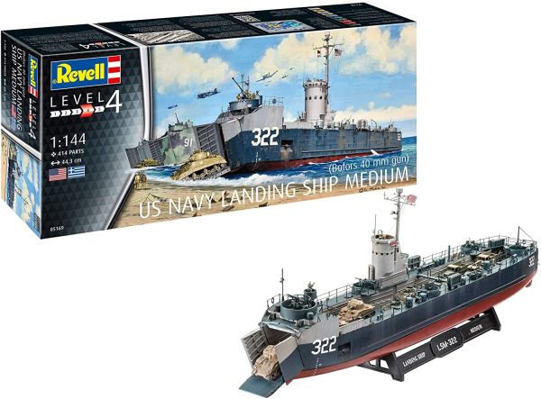 REV05169 - Navire de débarquement de l'US Navy Medium à assembler et à peindre - 1