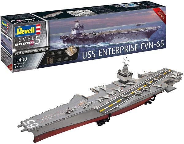 REV05173 - Bâteau USS Enterprise CVN-65 à assembler et à peindre - 1