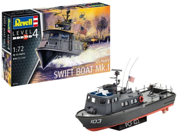 REV05176 - Bateau US Navy SWIFT BOAT Mk.I à assembler et à peindre - 1