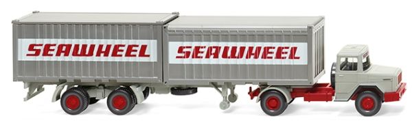 WIK052402 - MAGIRUS 4x2 avec remorque porte container SEAWHEEL - 1