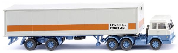 WIK052705 - HANOMAG Henschel 6x4 avec porte container 2 Essieux HENSCHEL FRUEHAUF - 1