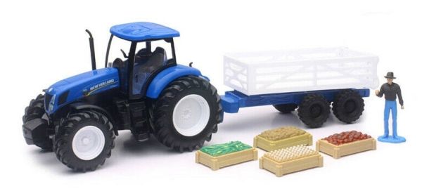 NEW05523A - NEW HOLLAND T7 270 avec remorque et accessoires - 1