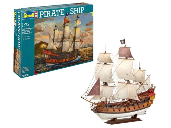 REV05605 - Bateau de Pirate à assembler et à peindre - 1