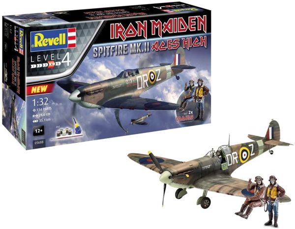 REV05688 - Spitfire Mk.II Aces High IRON MAIDEN avec peinture à assembler et à peindre - 1