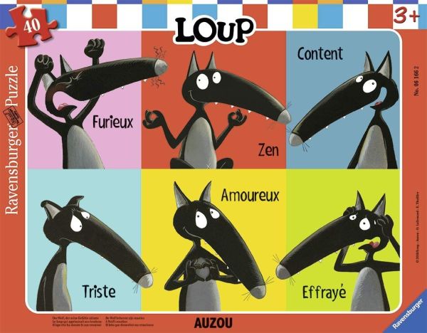 RAV061662 - Puzzle 40 Pièces Le loup qui apprivoisait ses émotions - 1