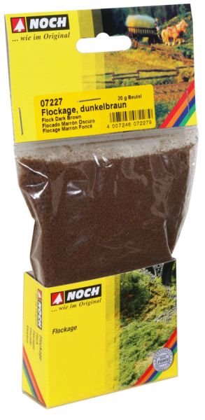 NOC07227 - Sachet de flocage marron foncé 20grs - 1