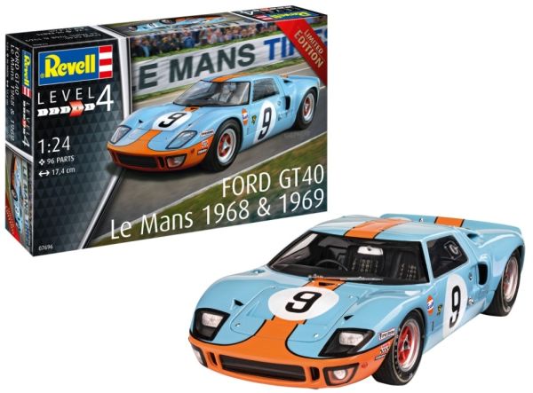 REV07696 - FORD GT 40 Le Mans 1968 à assembler et à peindre - 1