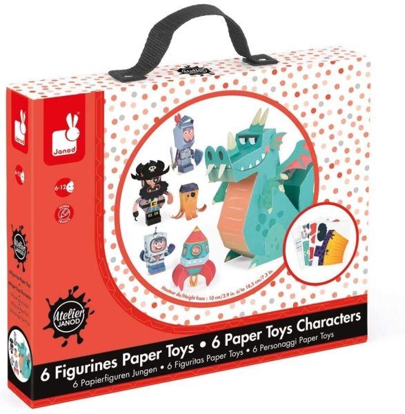JAN07778 - Kit créatif : Figurines Paper toys - 1