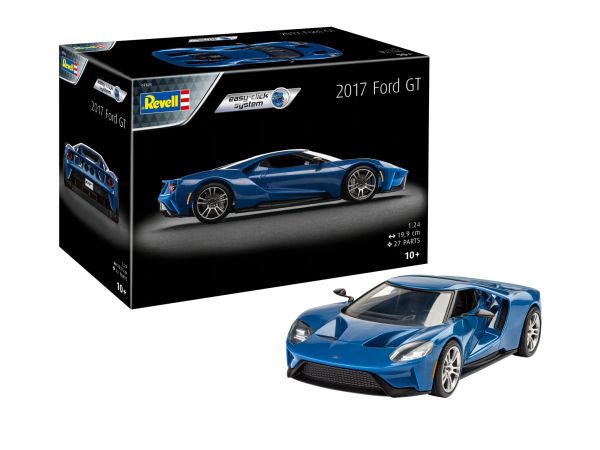 REV07824 - Easy-Click FORD GT 2017 Bleue à assembler - 1