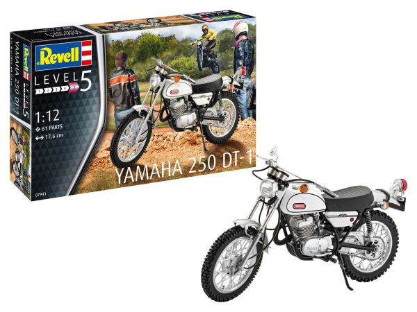 REV07941 - Moto  YAMAHA 250 DT 1 à assembler et à peindre - 1