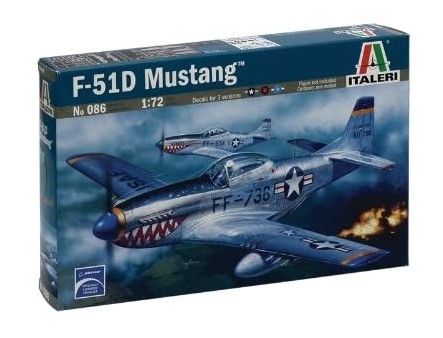 ITA0086 - Avion F-51D Mustang à assembler et à peindre - 1