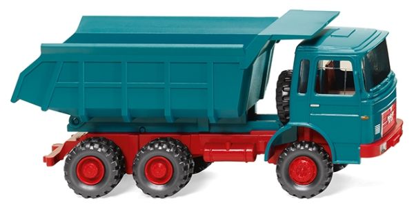 WIK086633 - MAN 6x2 Benne Bleu et rouge - 1