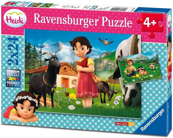 RAV090914 - 2 Puzzles 24 Pièces HEIDI - 1