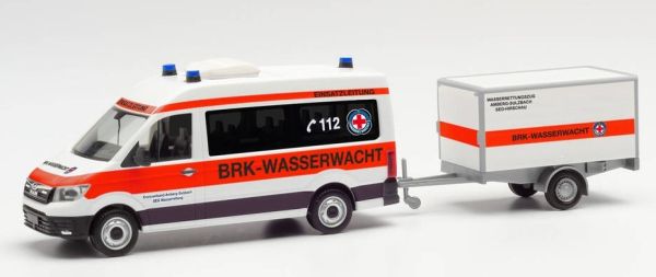 HER096096 - MAN TGE Bus HD avec remorque BRK WASSERWACHT - 1