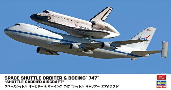 HAW10844 - Avions Space Shuttle Orbiter et Boeing 747 Farewell à assembler et à peindre - 1