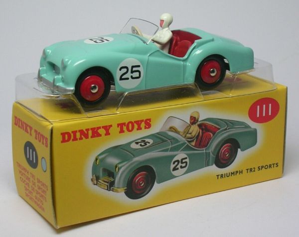 DIN111BLEU - TRIUMPH TR2 Sports #25 turquoise - 1