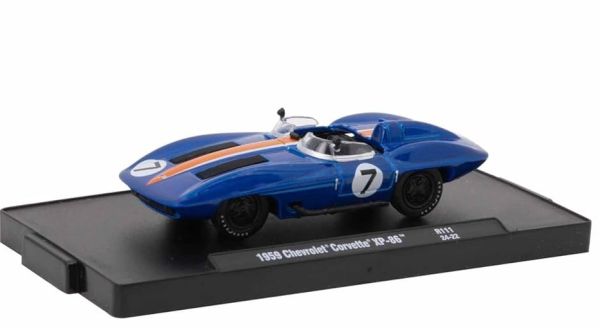 M2M-11228-111-D - CHEVROLET Corvette XP-86 #7 1959 bleu sous blister - 1