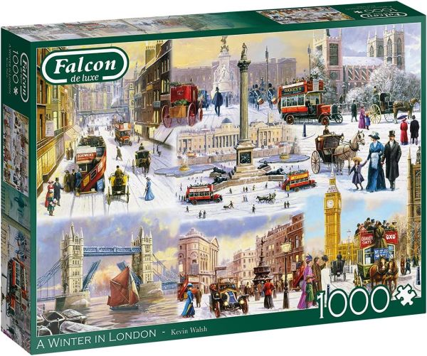 JMB11306 - Puzzle 1000 pièces Un hiver à Londres - 1
