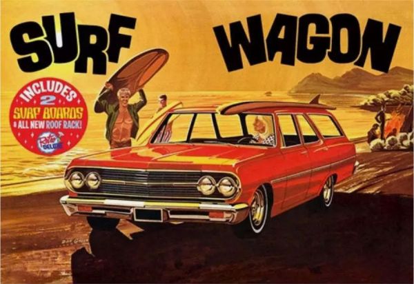 AMT1131/12 - CHEVROLET Chevelle Surf Wagon 1965 à assembler et à peindre - 1