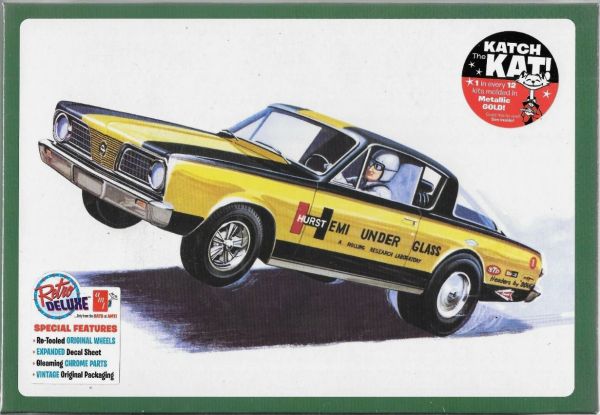 AMT1153/12 - PLYMOUTH Barracuda - Hemi Under Glass 1966 à assembler et à peindre - 1