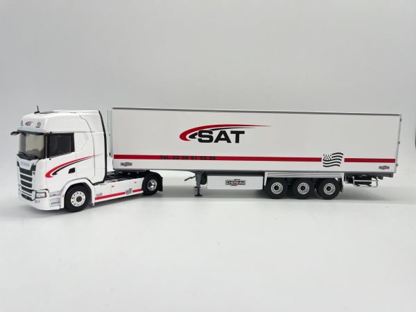 ELI117081 - SCANIA R450 4x2 avec remorque frigo 3 Essieux - Transport  SAT - 1
