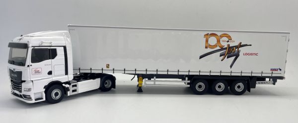 ELI118173 - MAN TGX GM 4x2 avec remorque bâchée 3 Essieux - JOST LOGISTICS – 100 ans d'Eligor - 1