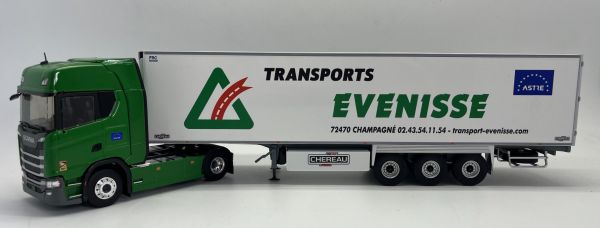 ELI118204 - SCANIA 500 S 4x2 avec remorque frigo Transports EVENISSE - 1