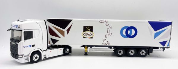 ELI118300 - SCANIA 770 S V8 4x2 avec remorque frigo 3 Essieux - CEMOI - STEF - 1