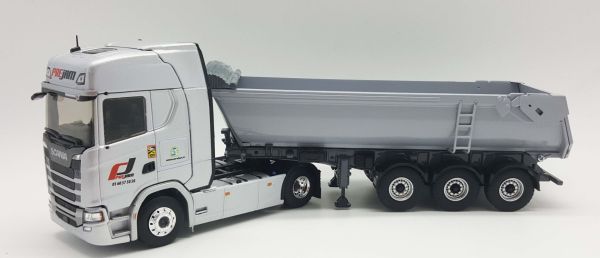 ELI118306 - SCANIA 500S 4x2 avec benne Fruehauf 3 Essieux - Transports PREJAM - 1