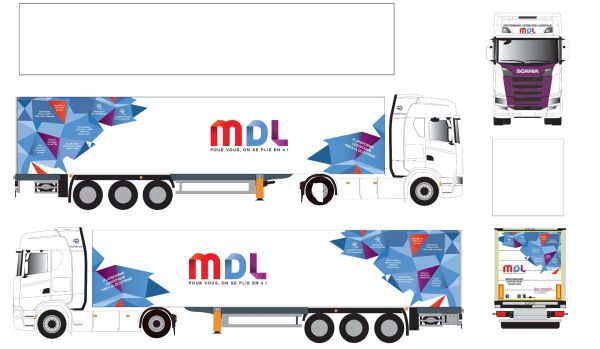 ELI118451 - SCANIA 500 S 4x2 avec remorque 3 Essieux MDL - 1