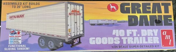 AMT1185/06 - Remorque frigo 2 Essieux - MTN-WAY à assembler et à peindre - 1