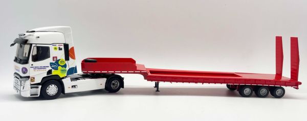 ELI118538 - RENAULT T 480 4x2 avec porte engins 3 Essieux Transports VERMEESCH - 1