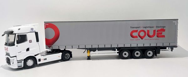 ELI118539 - RENAULT T HIGH 4x2 2023 avec remorque bâchée Transports  COUE - 1