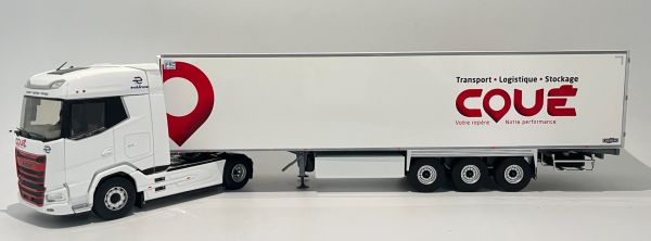 ELI118541 - DAF XG 4x2 avec remorque frigo 3 Essieux Transports  COUE - 1