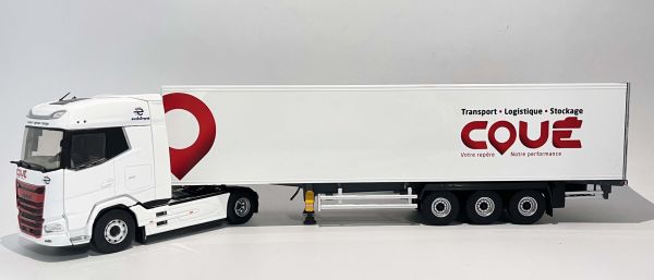 ELI118542 - DAF XG 4x2 avec remorque 3 Essieux Transports  COUE - 1