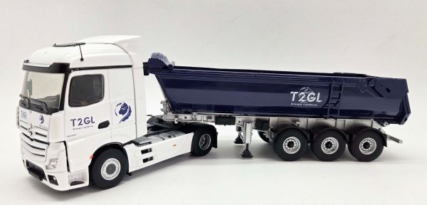 ELI118566 - MERCEDES-BENZ Actros 5 4x2 avec benne TP 3 Essieux T2GL - 1