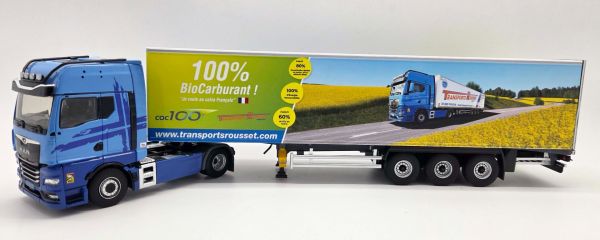 ELI118606 - MAN TGX GX 4x2 avec remorque 3 Essieux ROUSSET - 1