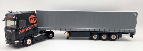 ELI118642 - SCANIA 500 S 4x2 avec remorque bâchée 3 Essieux - Transport DOULS - 1