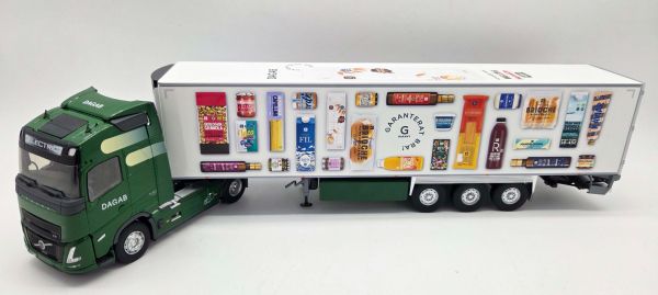 ELI118681 - VOLVO FH Aero 4x2 avec remorqeu frigo 3 Essieux DAGAB - 1
