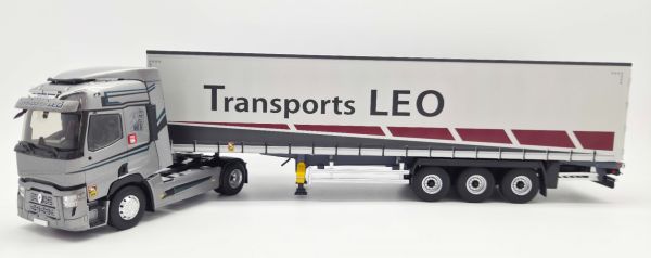 ELI118723 - RENAULT T 480 4x2 2021 avec remorque tautliner TRANSPORTS LEO - 1