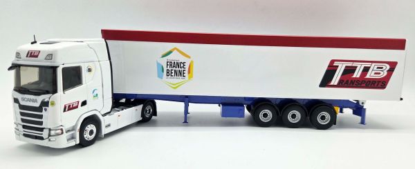 ELI118874 - SCANIA 500S 4x2 avec benne céréalière 3 Essieux TTB - 1