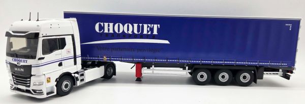 ELI118883 - MAN TGX GX 4x2 avec remorque bâchée 3 Essieux Transports CHOQUET - 1