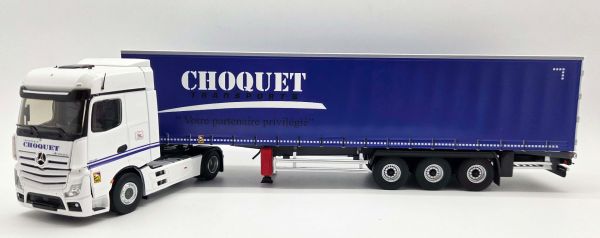 ELI118884 - MERCEDES-BENZ Actros 5 4x2 avec remorque bâchée 3 Essieux transports CHOQUET - 1