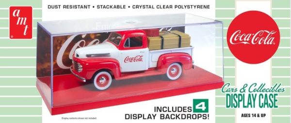 AMT1199/12 - Vitrine base rouge avec fonc Coca-Cola - 1