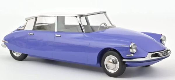 NOREV121569 - CITROEN DS 19 1959 Bleu delphinium et blanc - 1