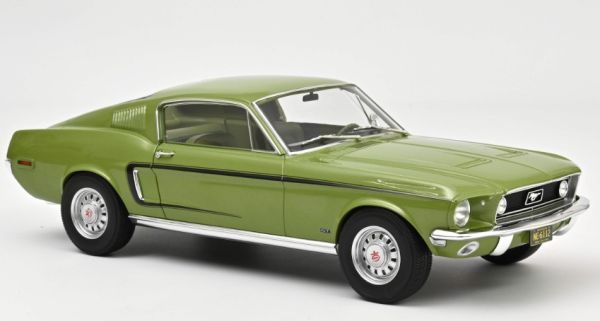 NOREV122704 - FORD Mustang Fastback GT 1968 Vert métallique - 1